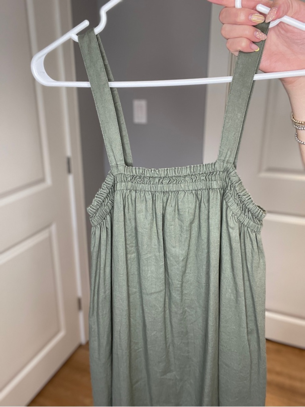 Banana Republic Olive Green Dress - Picture 4 of 8